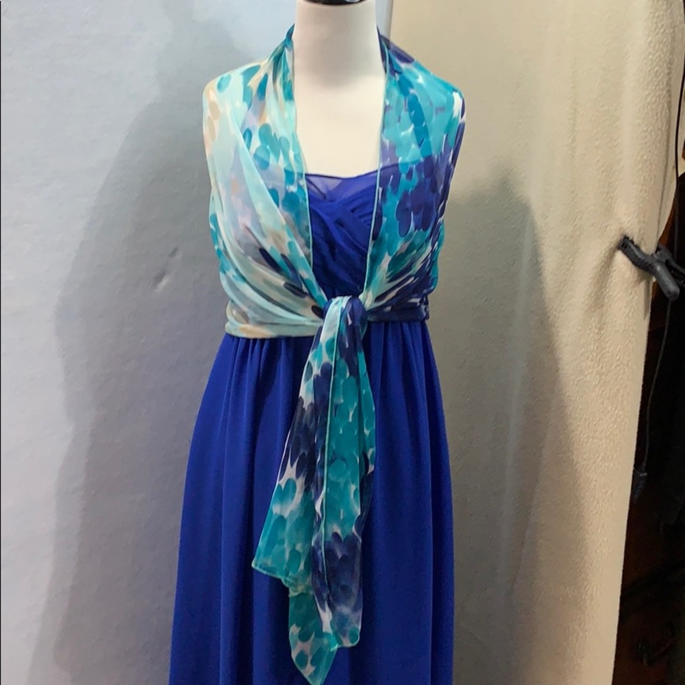 Royal Blue Formal Dress - Bill Levkoff - Picture 13 of 14